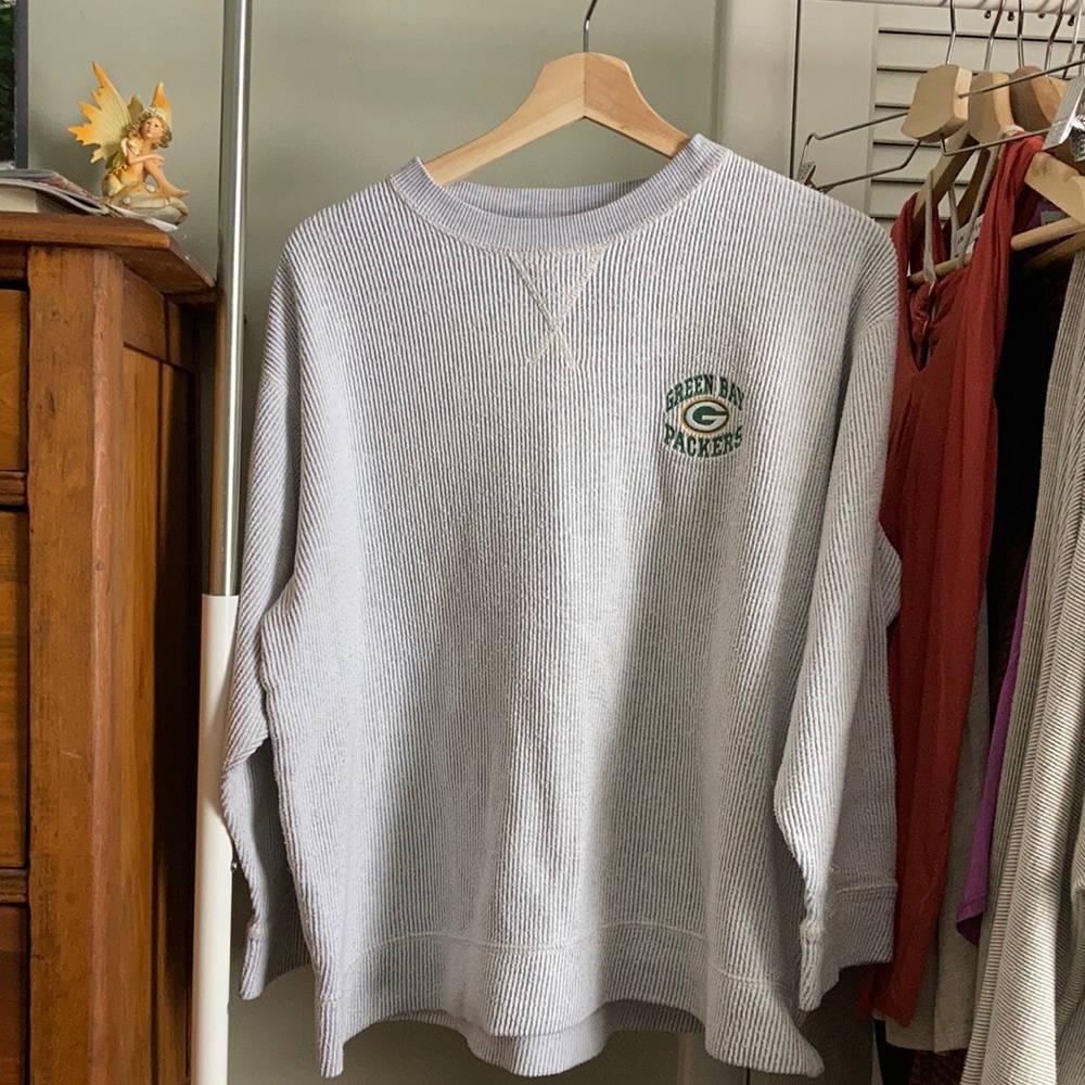 NWOT NFL Green Bay Packers Crewneck Sweatshirt Size Medium- unique & cute 🧀🏈💚